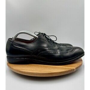 ALLEN EDMONDS Chester Men's Black Wingtip Dress Shoes Oxfords 14C Made in USA